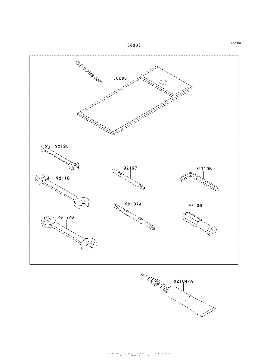 Diagrama de OWNER S TOOLS AAF ACF