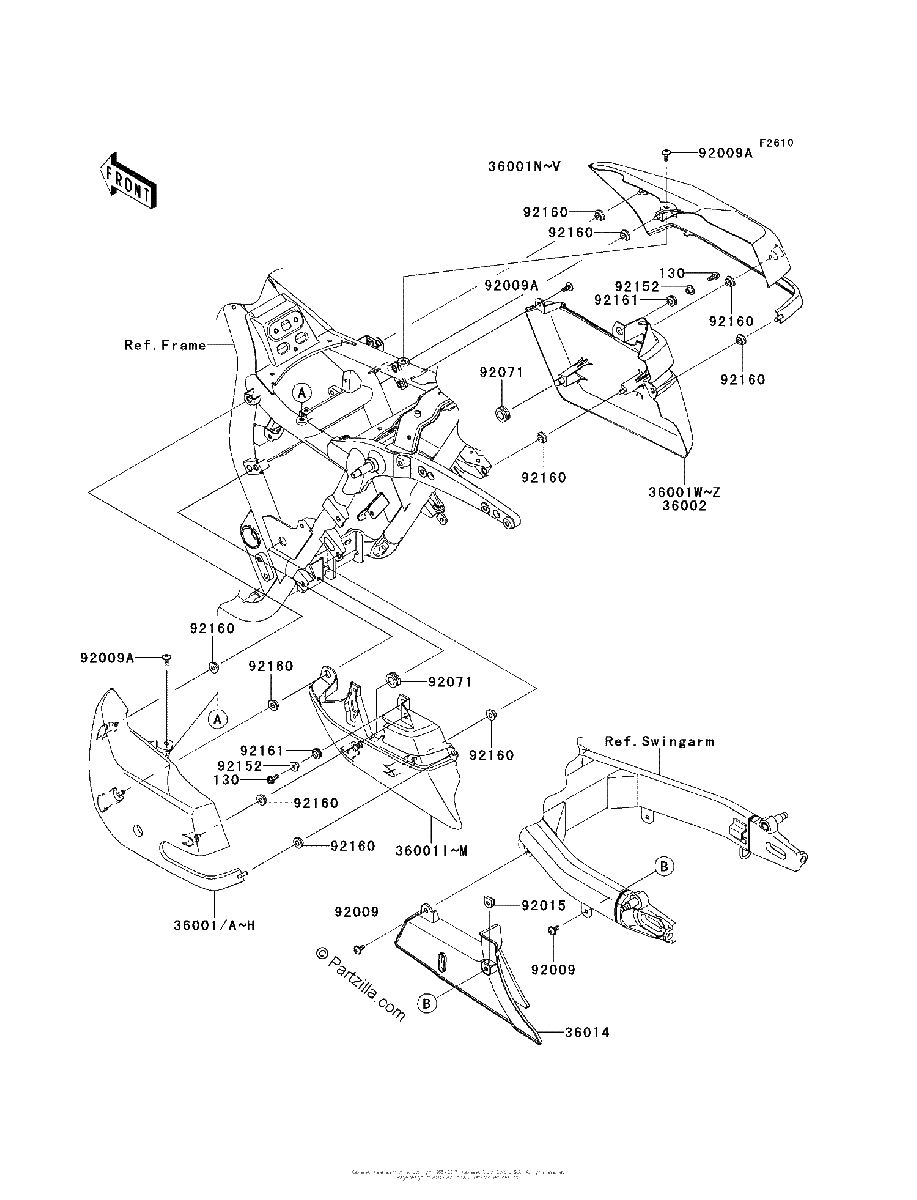 Diagrama de SIDE COVERS CHAIN COVER