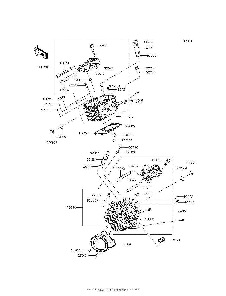 Diagrama de CYLINDER HEAD