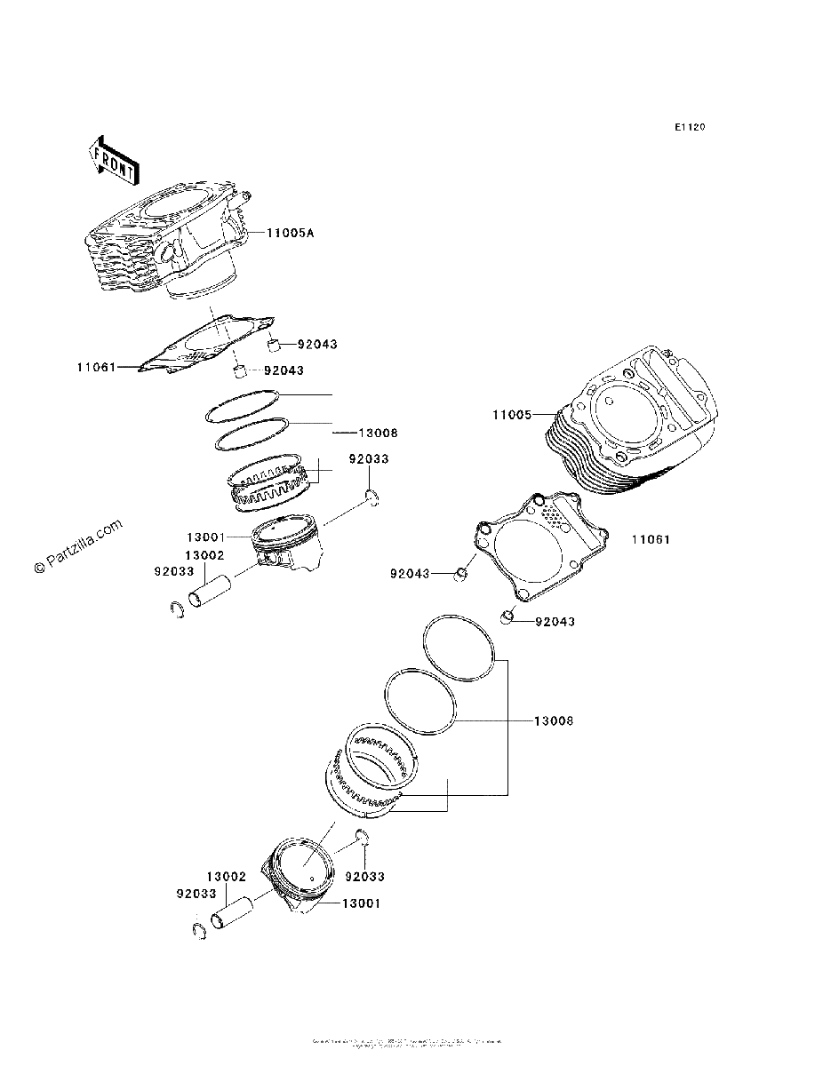 Diagrama de CYLINDER PISTON S