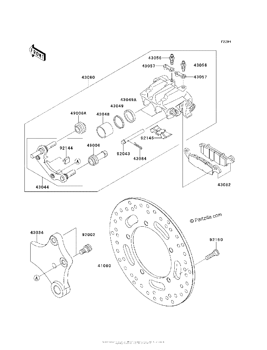 Diagrama de REAR BRAKE