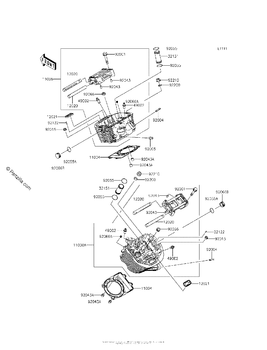 Diagrama de CYLINDER HEAD