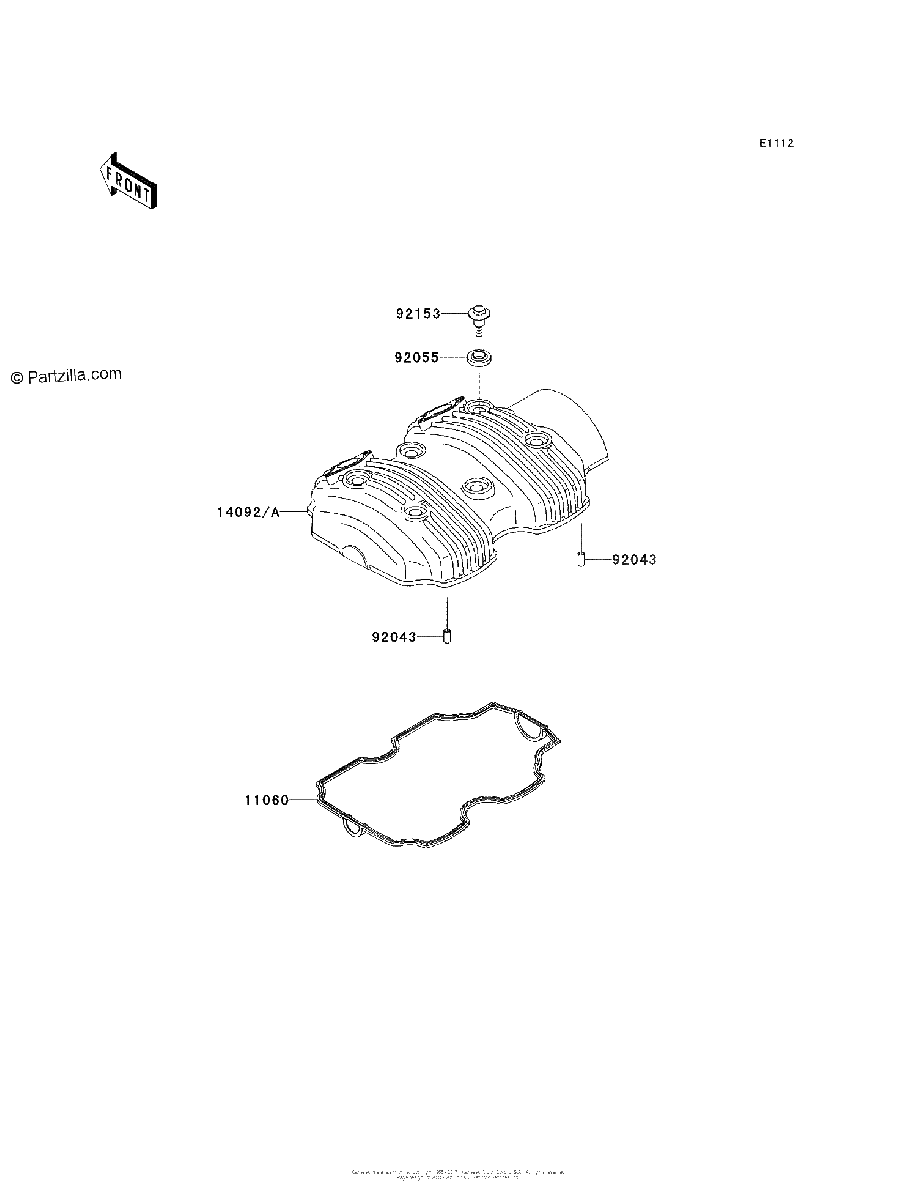 Diagrama de CYLINDER HEAD COVER