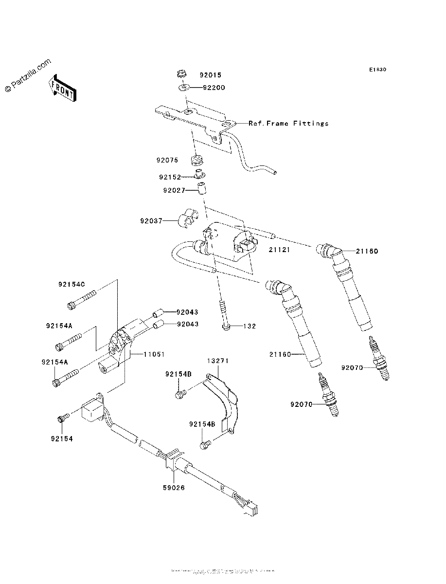 Diagrama de IGNITION SYSTEM