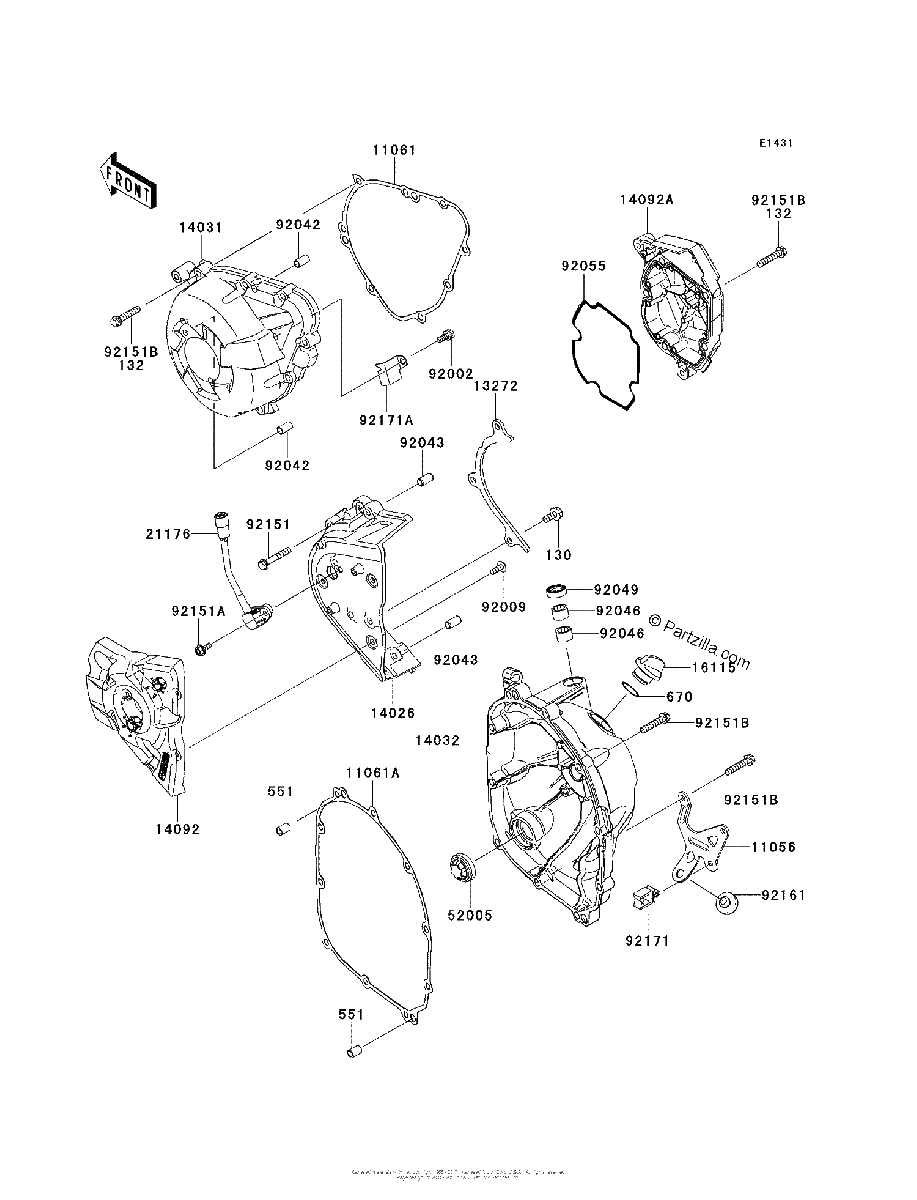 Diagrama de ENGINE COVER S