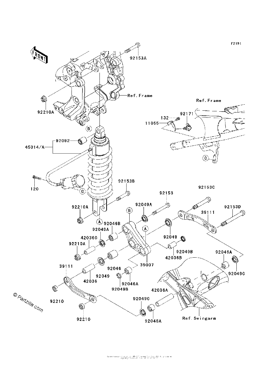 Diagrama de SUSPENSION SHOCK ABSORBER
