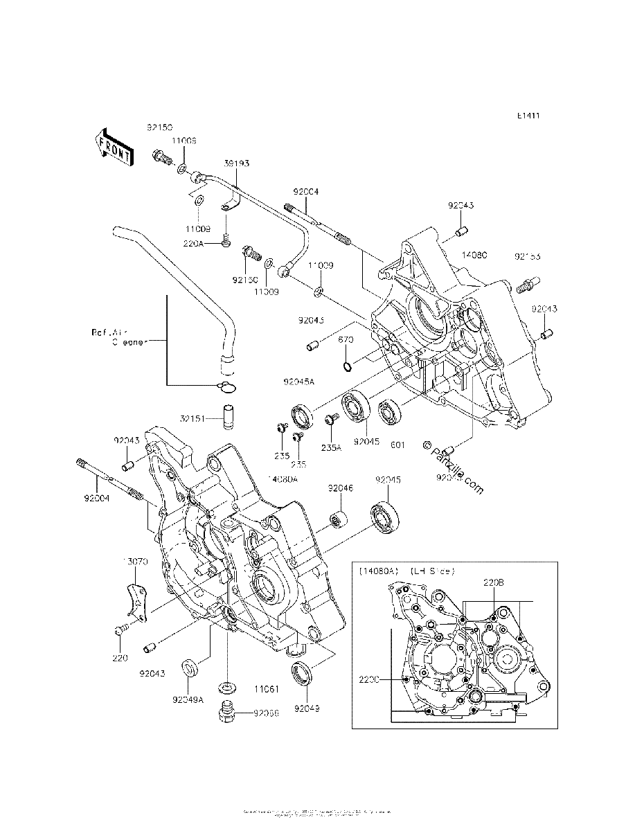Diagrama de CRANKCASE