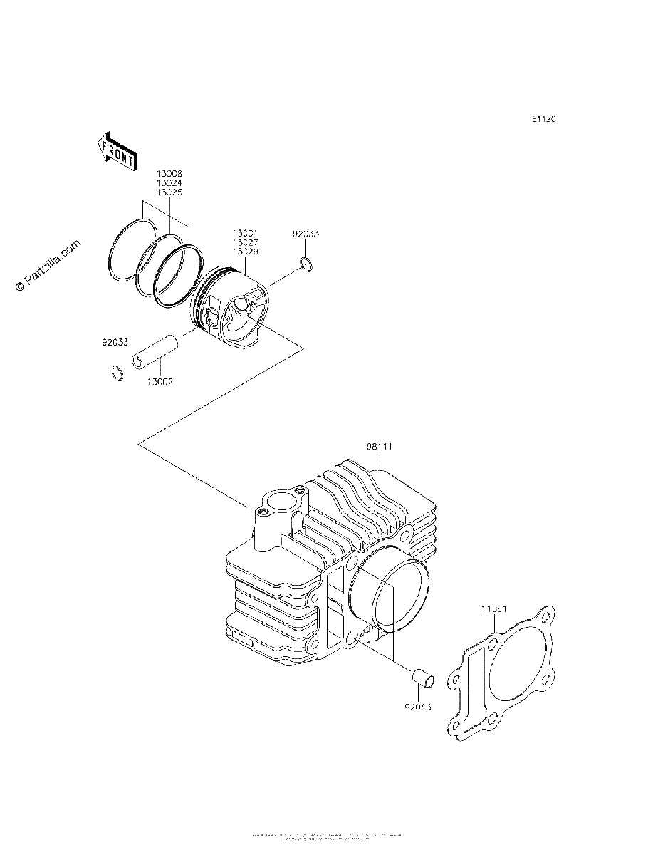 Diagrama de CYLINDER PISTON S