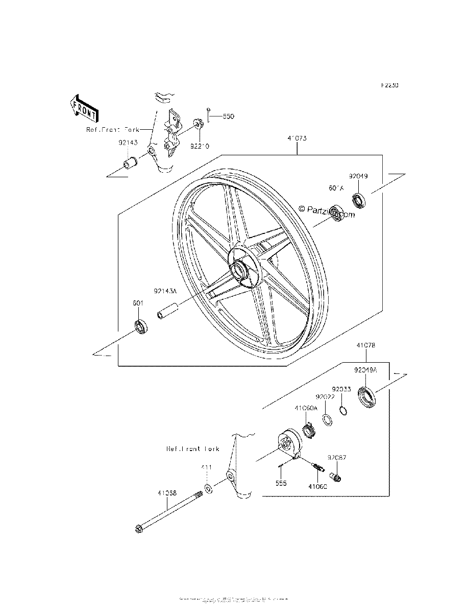 Diagrama de FRONT HUB