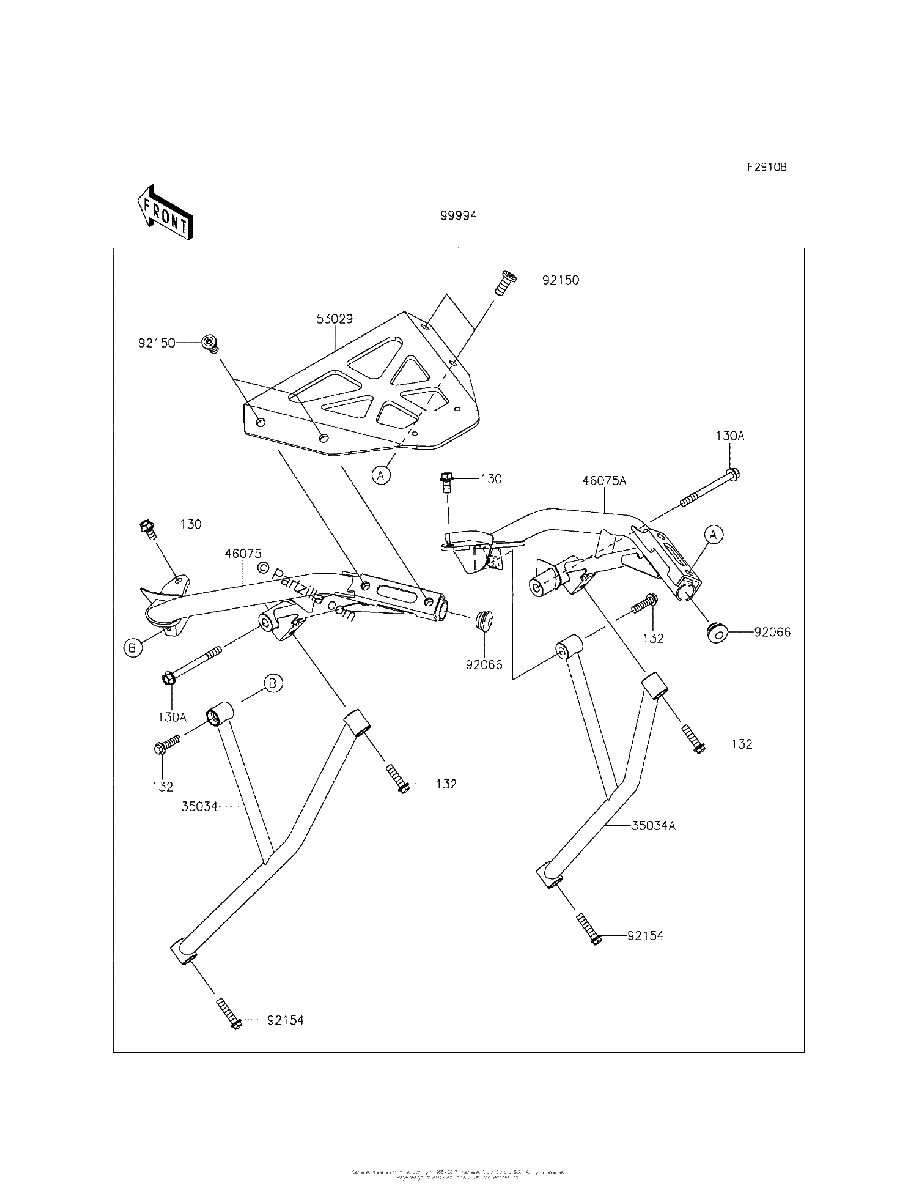 Diagrama de ACCESSORY TOP CASE BRACKET