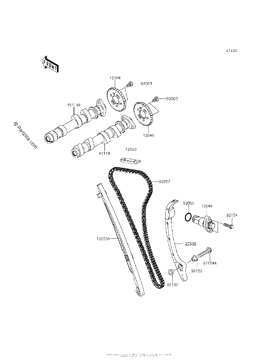 Diagrama de CAMSHAFT S TENSIONER