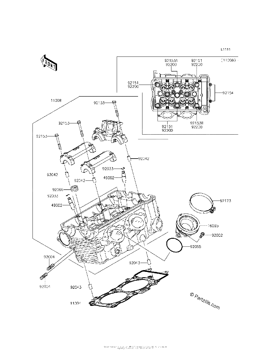 Diagrama de CYLINDER HEAD