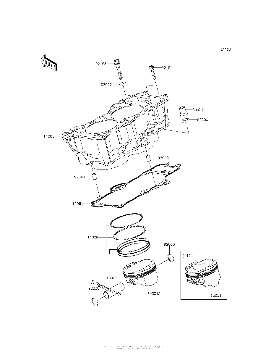 Diagrama de CYLINDER PISTON S