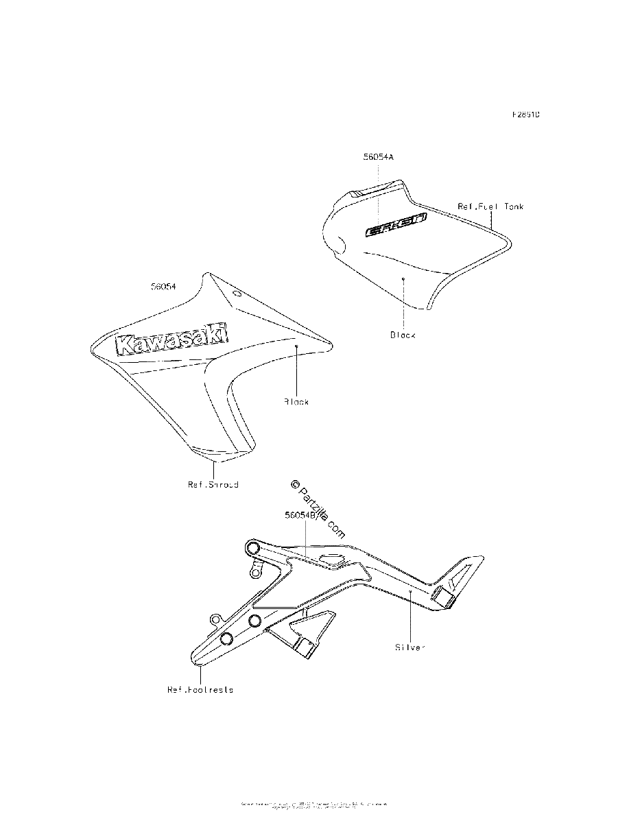Diagrama de DECALS BLACK EDS