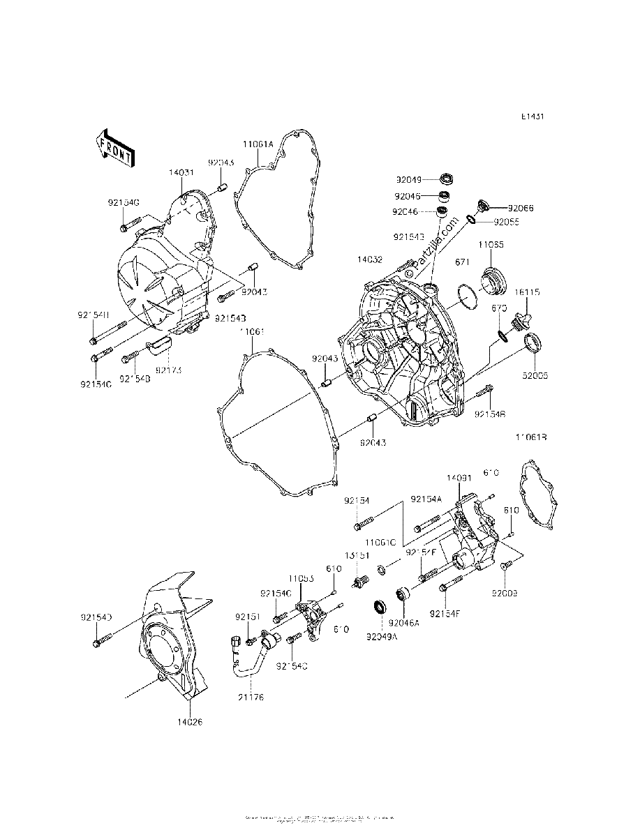 Diagrama de ENGINE COVER S