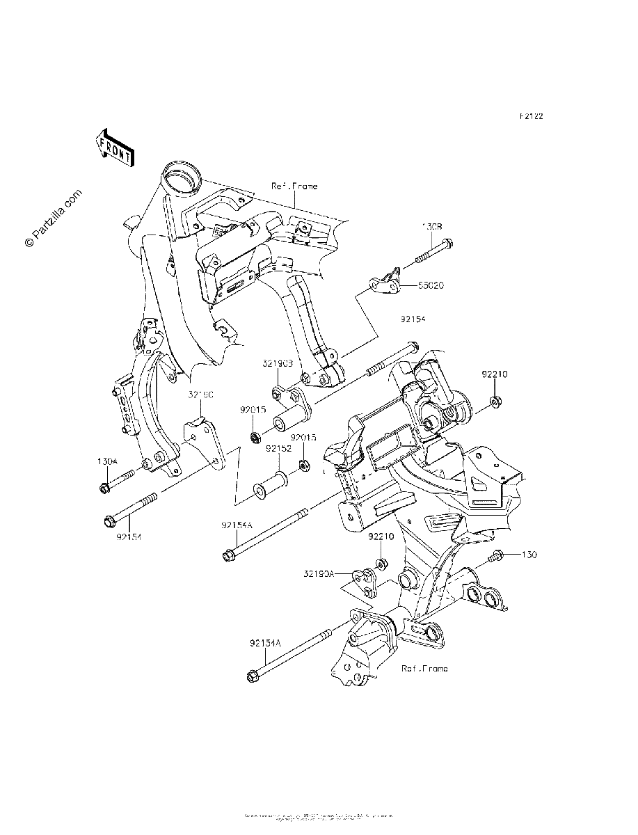 Diagrama de ENGINE MOUNT