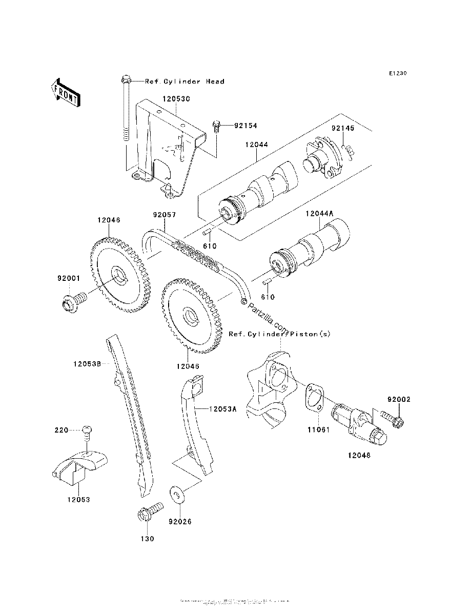 Diagrama de CAMSHAFT S TENSIONER