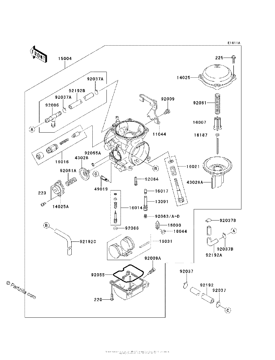 Diagrama de CARBURETOR CA