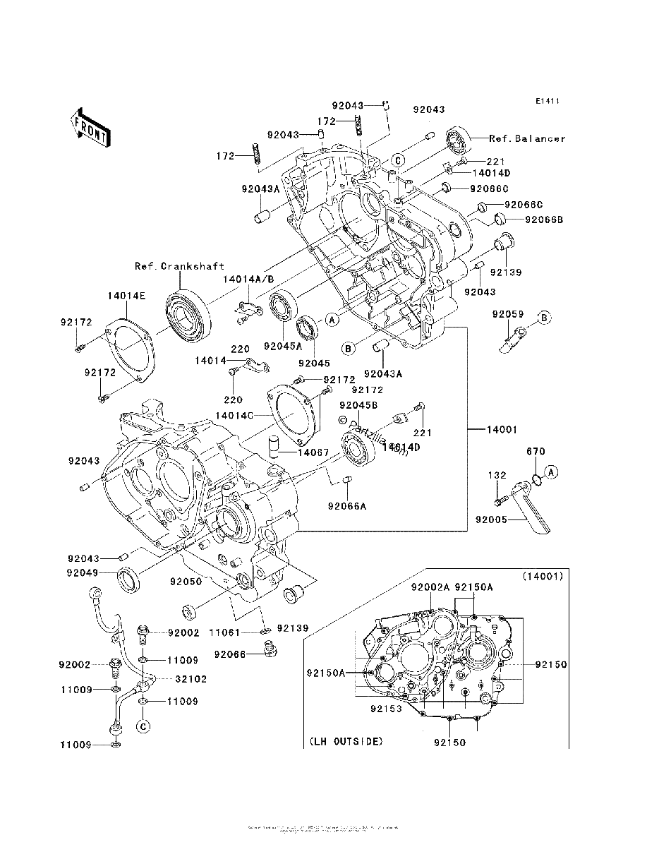 Diagrama de CRANKCASE