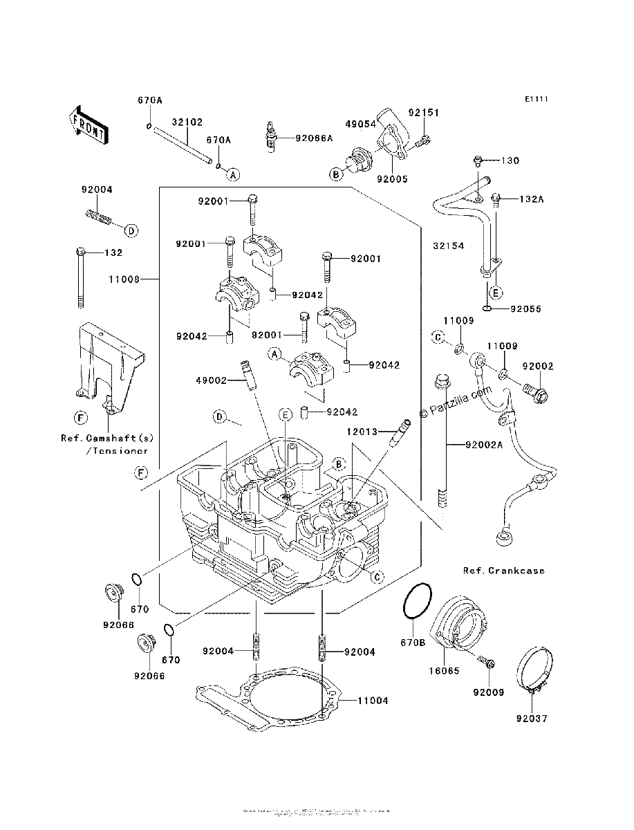 Diagrama de CYLINDER HEAD