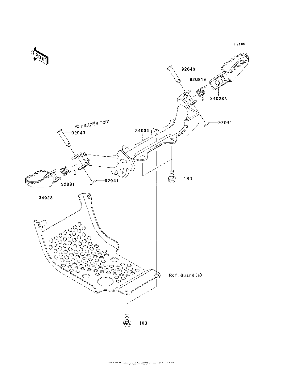 Diagrama de FOOTRESTS
