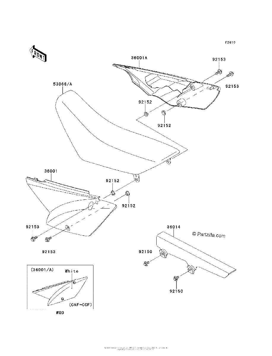 Diagrama de SIDE COVERS CHAIN COVER