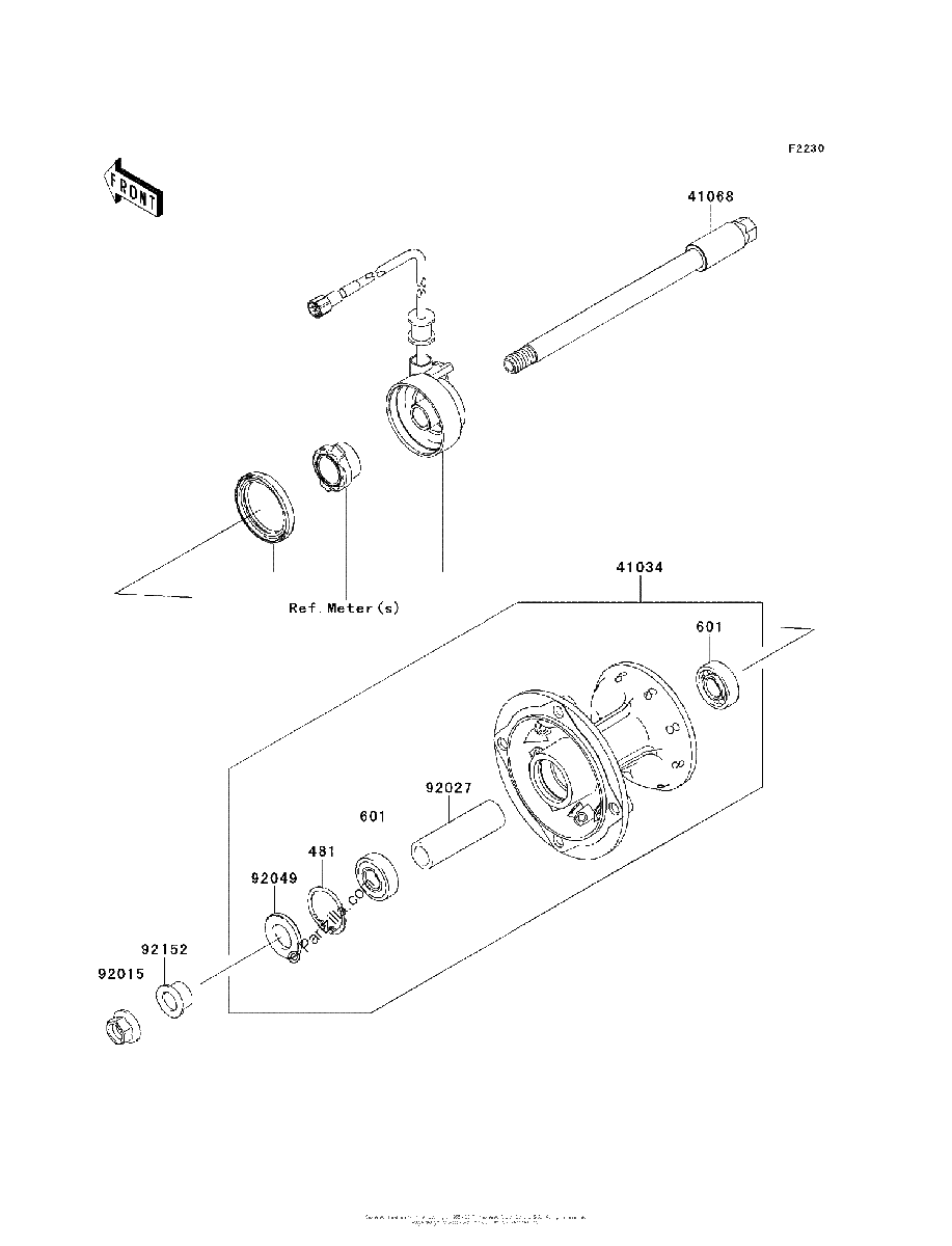 Diagrama de FRONT HUB