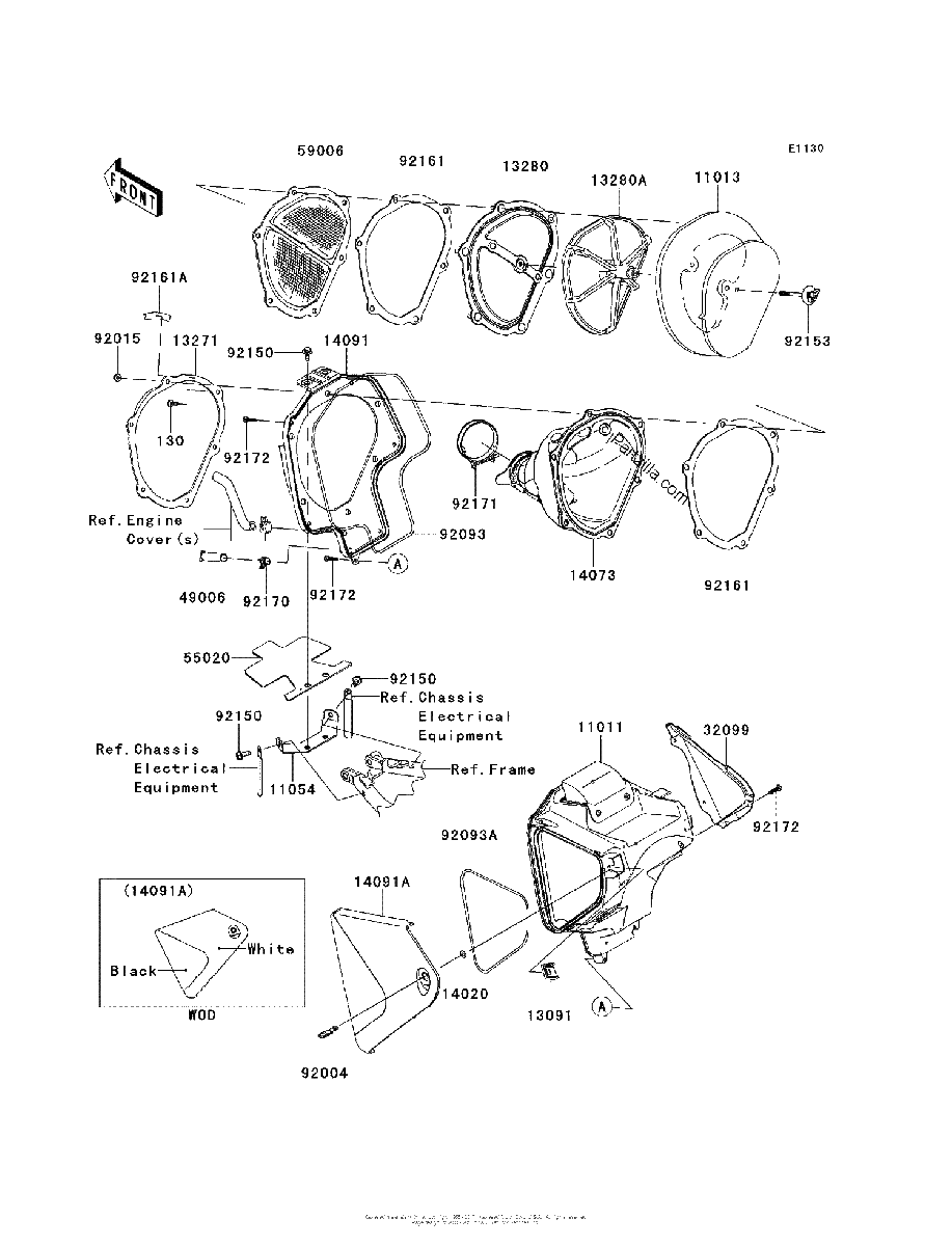 Diagrama de AIR CLEANER