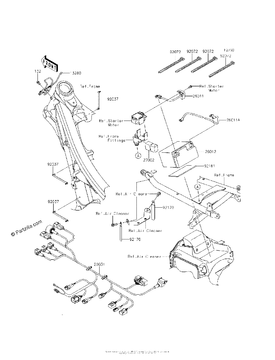 Diagrama de CHASSIS ELECTRICAL EQUIPMENT
