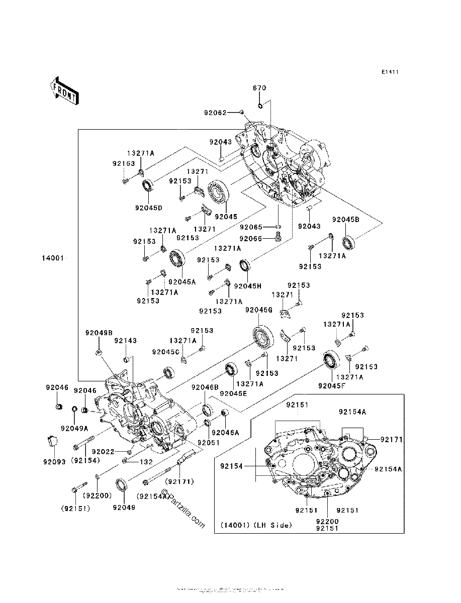 Diagrama de CRANKCASE