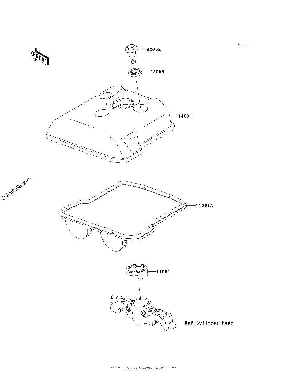 Diagrama de CYLINDER HEAD COVER