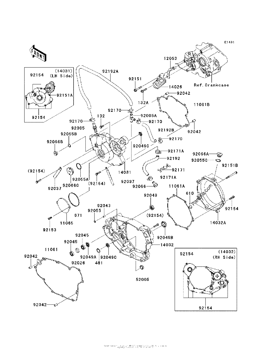 Diagrama de ENGINE COVER S