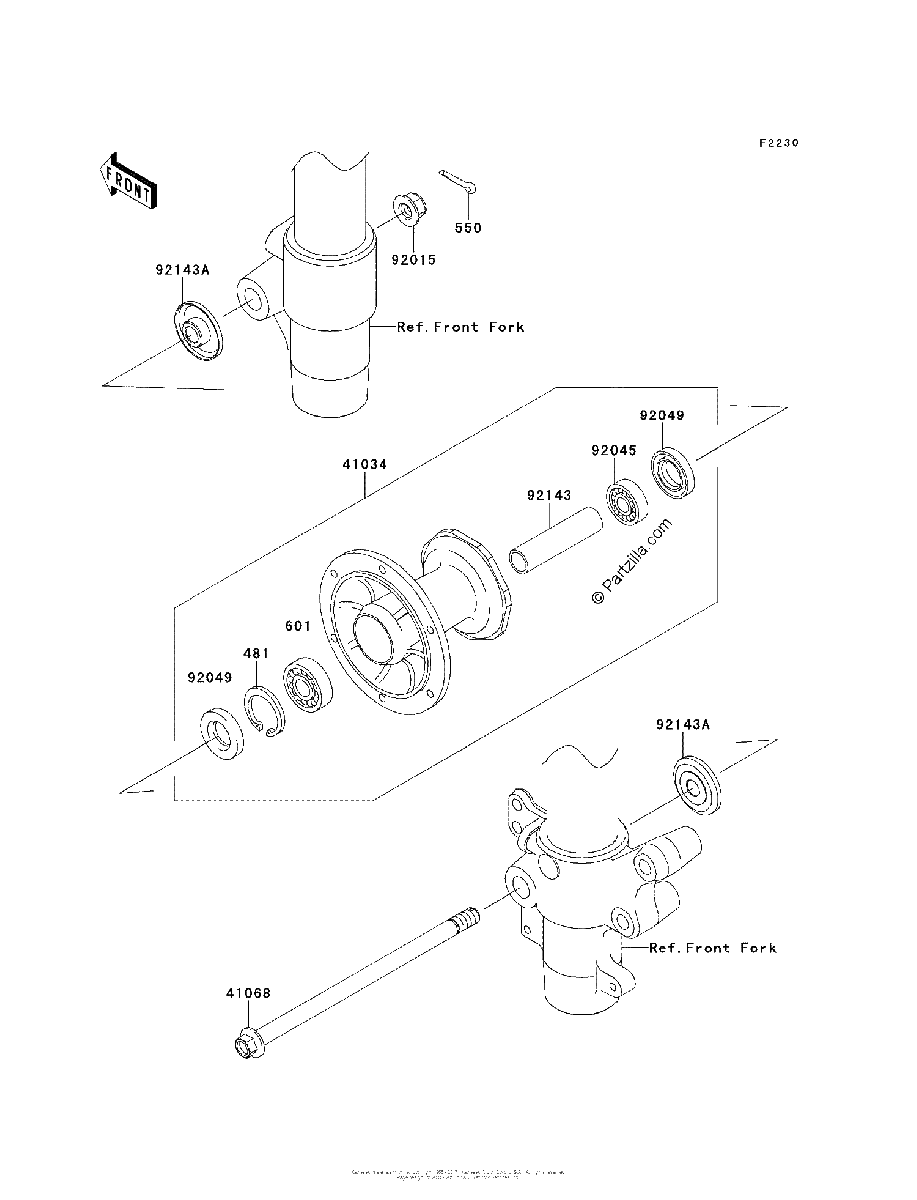 Diagrama de FRONT HUB