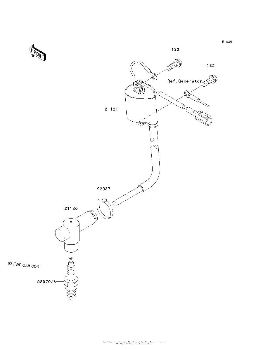 Diagrama de IGNITION SYSTEM