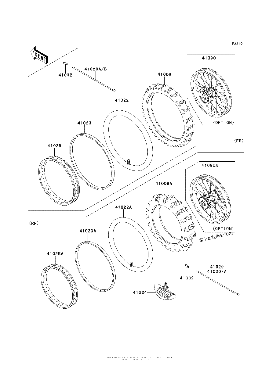 Diagrama de WHEELS TIRES