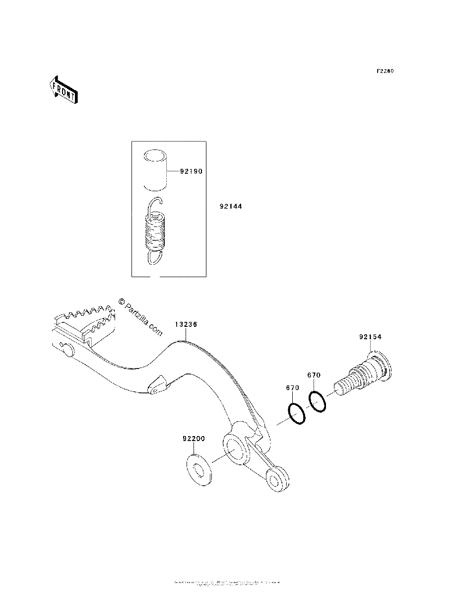 Diagrama de BRAKE PEDAL