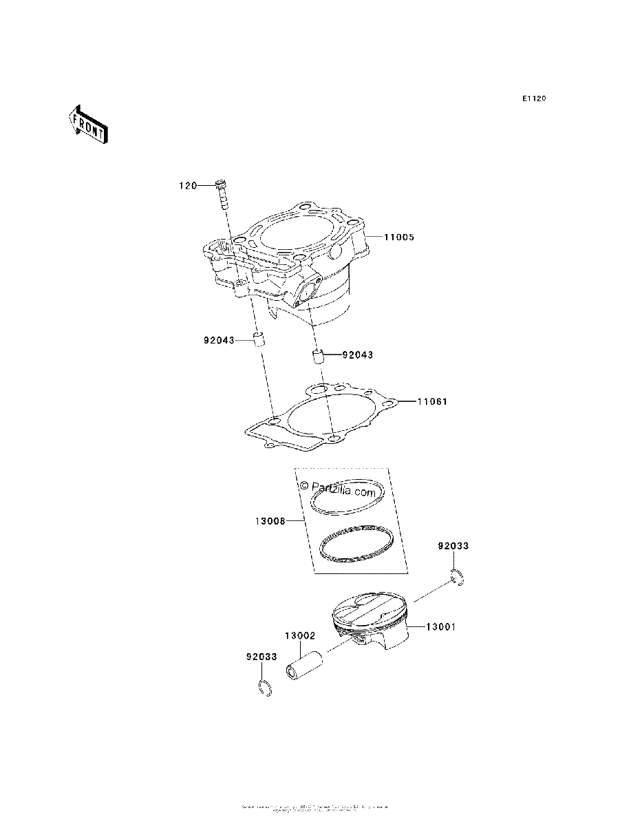 Diagrama de CYLINDER PISTON S