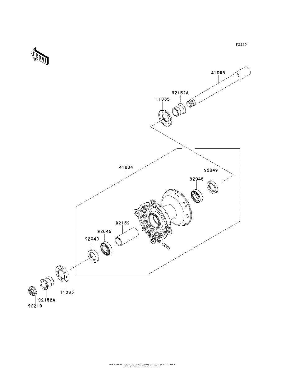Diagrama de FRONT HUB