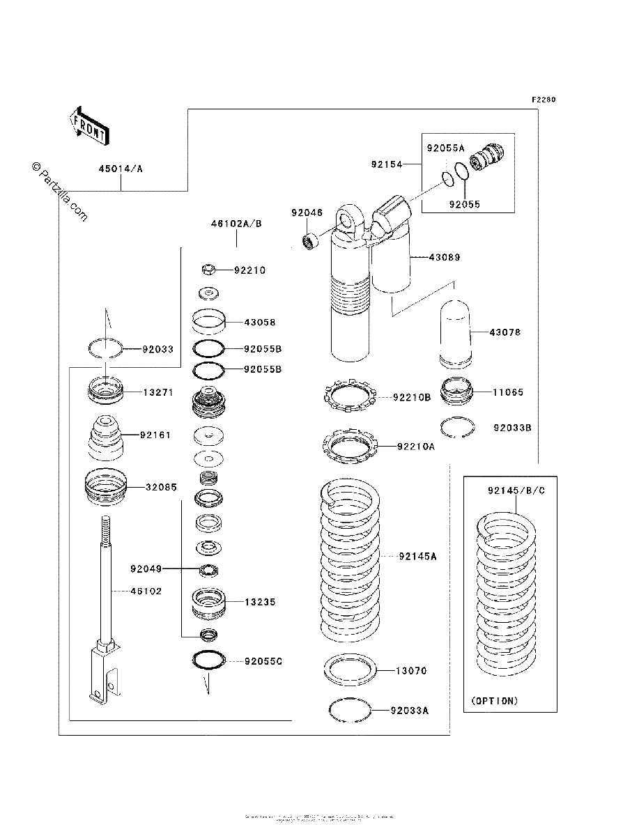 Diagrama de SHOCK ABSORBER S