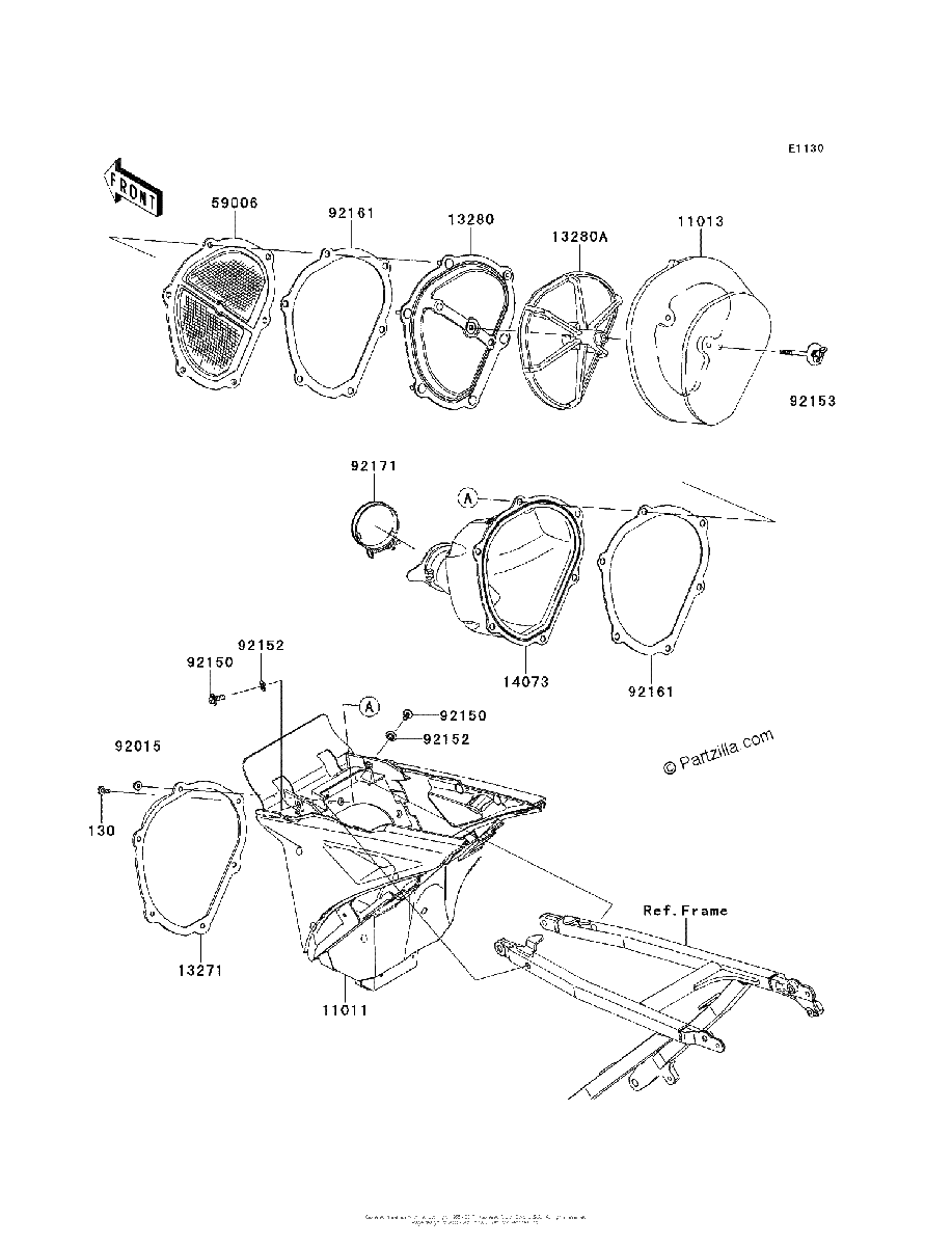 Diagrama de AIR CLEANER