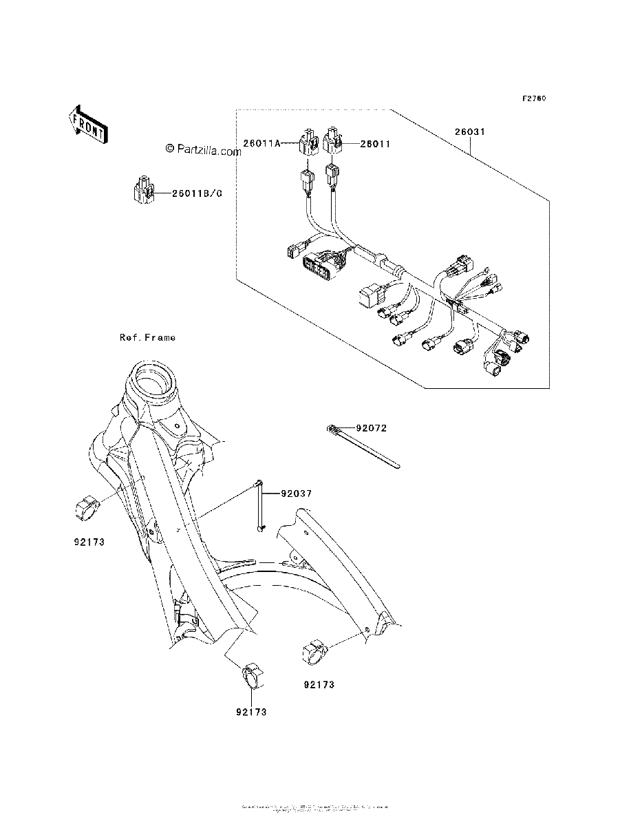 Diagrama de CHASSIS ELECTRICAL EQUIPMENT