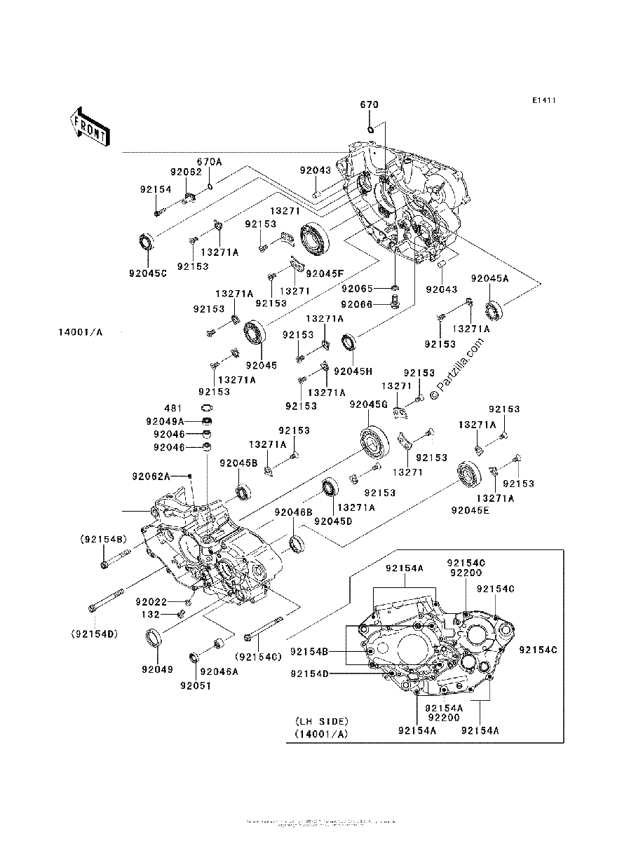 Diagrama de CRANKCASE
