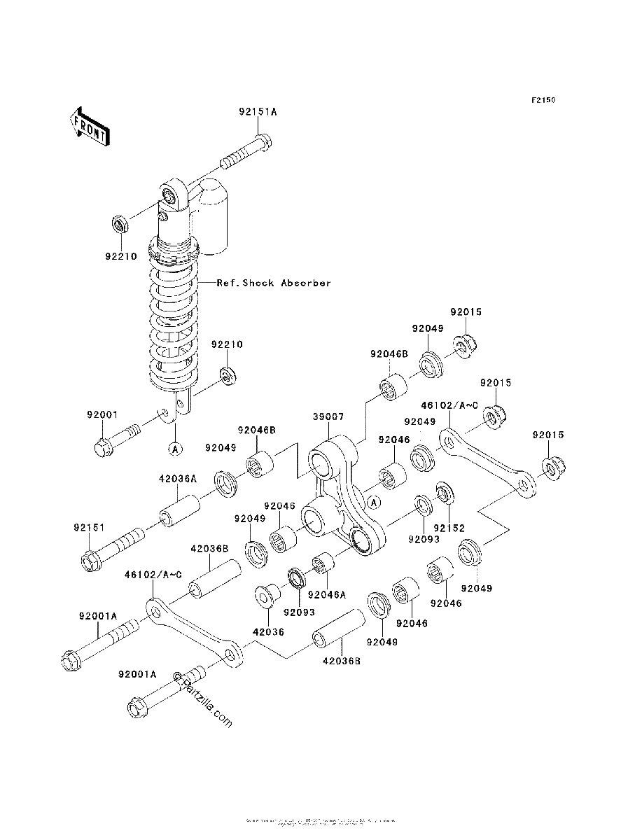 Diagrama de REAR SUSPENSION