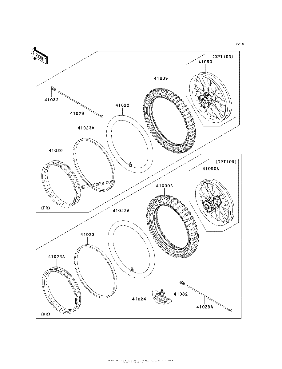 Diagrama de WHEELS TIRES