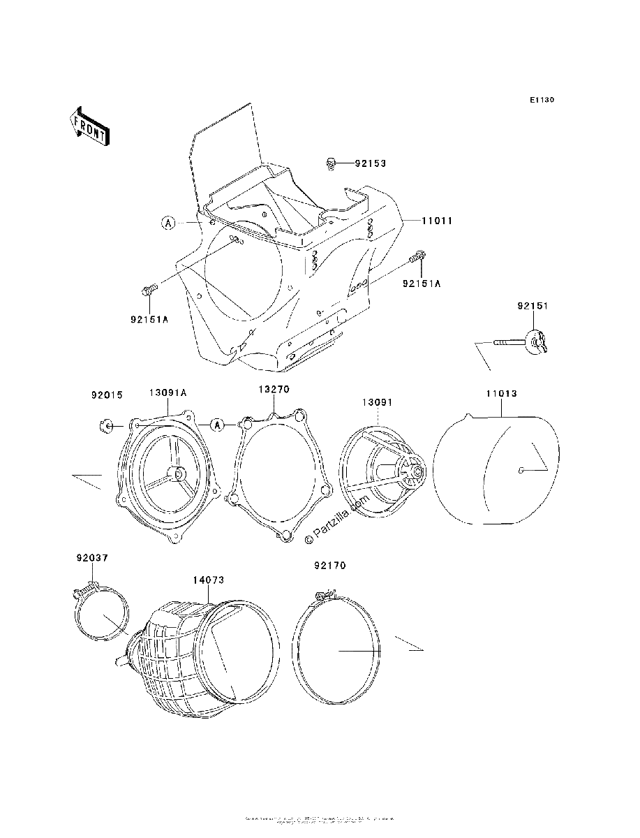 Diagrama de AIR CLEANER