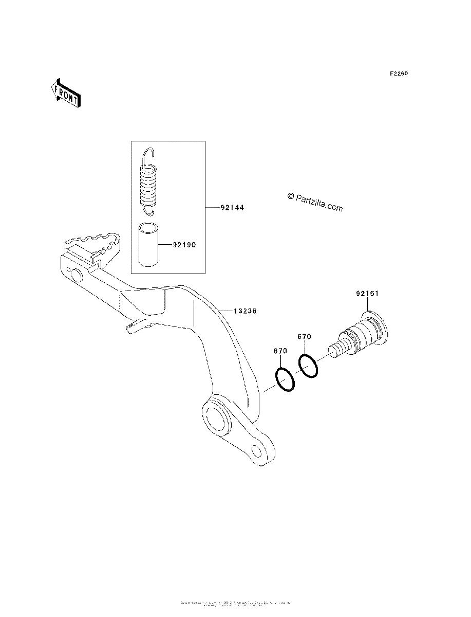 Diagrama de BRAKE PEDAL