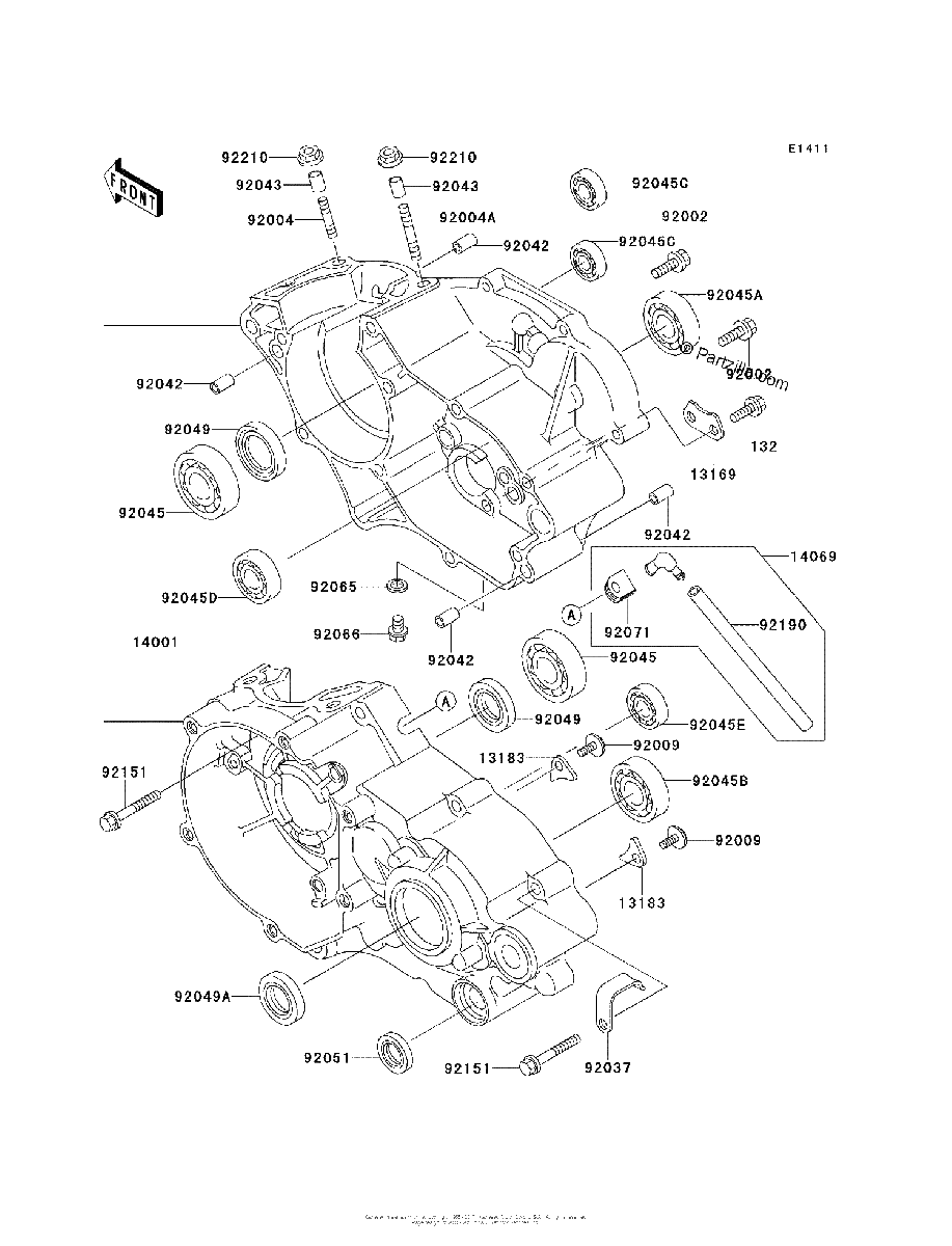 Diagrama de CRANKCASE