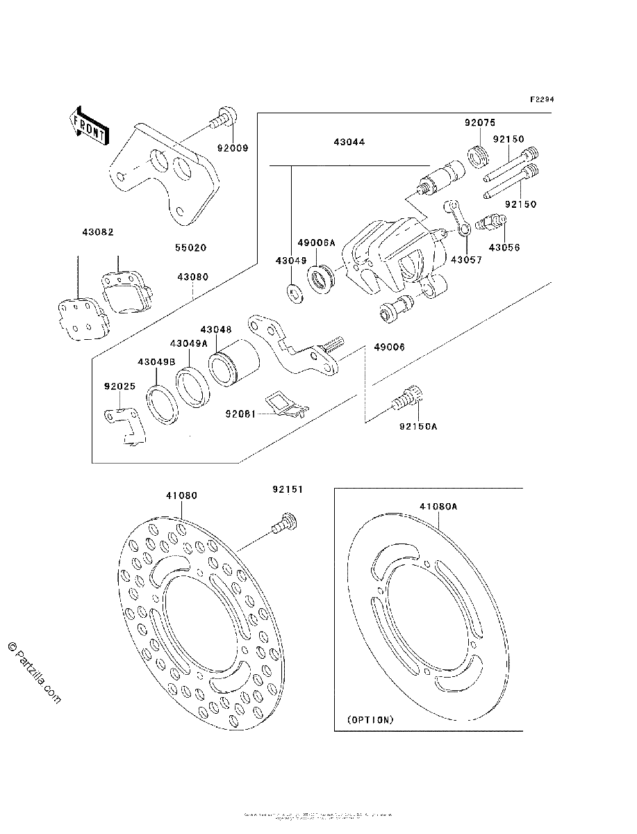 Diagrama de REAR BRAKE