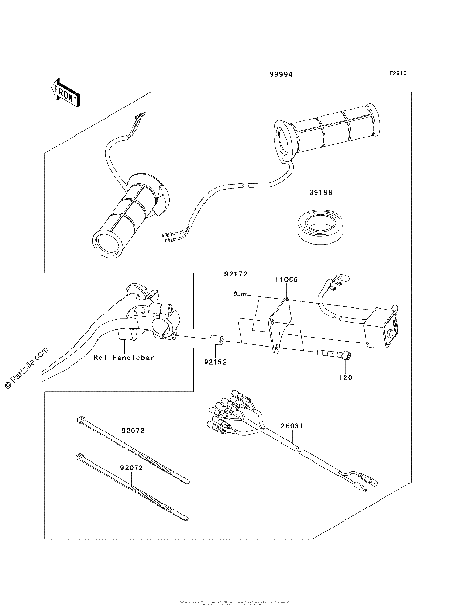 Diagrama de ACCESSORY GRIP HEATER