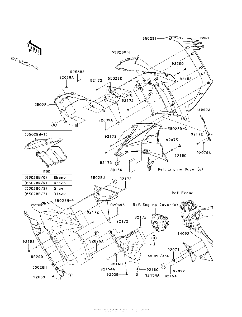 Diagrama de COWLING CENTER